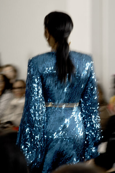 Blue Sequins