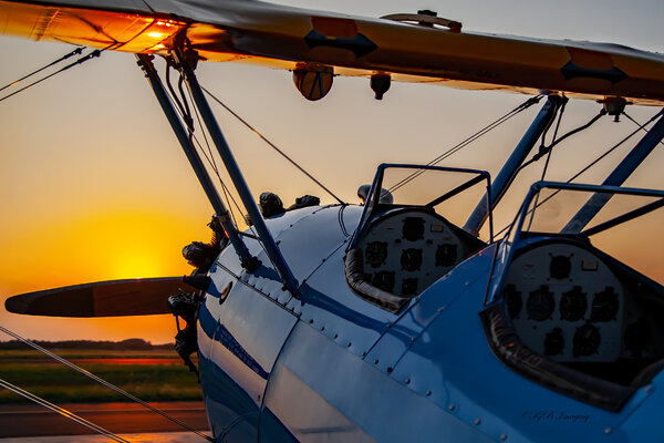 Golden Hour Stearman